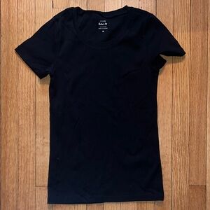 J. Crew Classic Black Short Sleeve Tee
